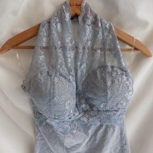 Zenana Outfitters Lace Halter Top
